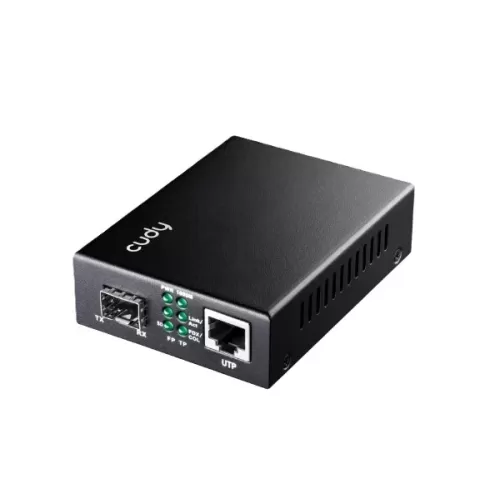 Оптический сетевой адаптер CUDY Gigabit Media Converter MC220 Cudy MC220 Цвет:чёрный