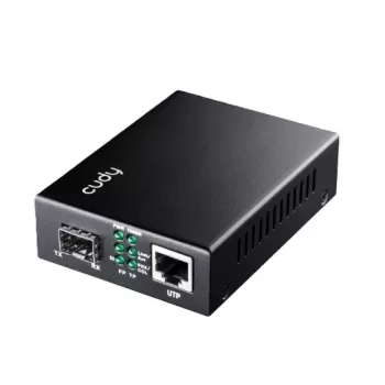 Optical network adapter CUDY Gigabit Media Converter MC220 Cudy MC220 Color:black Optical network adapter CUDY Gigabit Media Converter MC220 Cudy MC220 Color:black