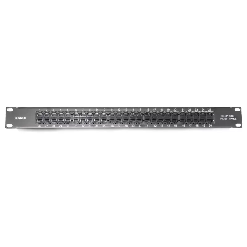 Панель Luggar Patch Panel CAT3 50 Ports HP-PP3-50 Панель Luggar Patch Panel CAT3 50 Ports HP-PP3-50