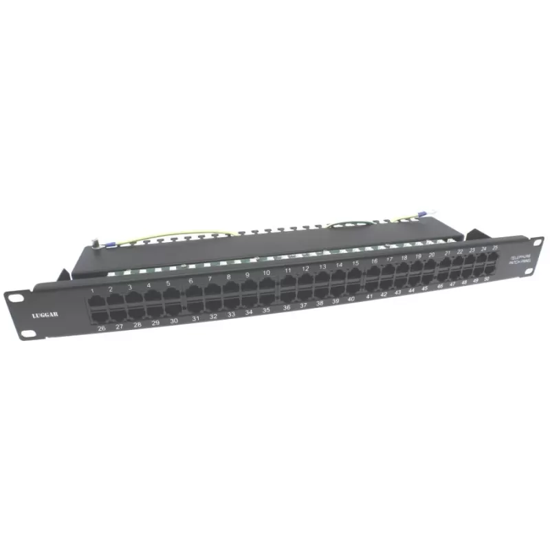 Панель Luggar Patch Panel CAT3 50 Ports HP-PP3-50 Панель Luggar Patch Panel CAT3 50 Ports HP-PP3-50