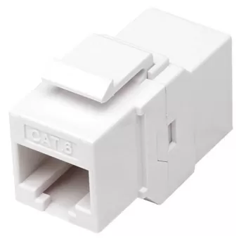 Соеденитель сетевых кабелей Luggar CAT6 RJ45 MUFA HP-CAT6-MF Цвет:белый