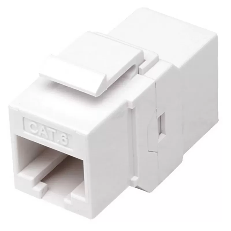 Network cable connector Luggar CAT6 RJ45 MUFA HP-CAT6-MF Color:white Network cable connector Luggar CAT6 RJ45 MUFA HP-CAT6-MF Color:white