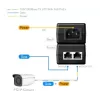 Шприц CUDY 30W Gigabit PoE Injector Adapter up to 100 Meters POE200 Цвет:чёрный