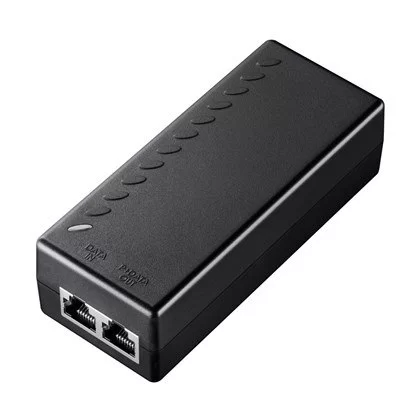 Шприц CUDY 30W Gigabit PoE Injector Adapter up to 100 Meters POE200 Цвет:чёрный