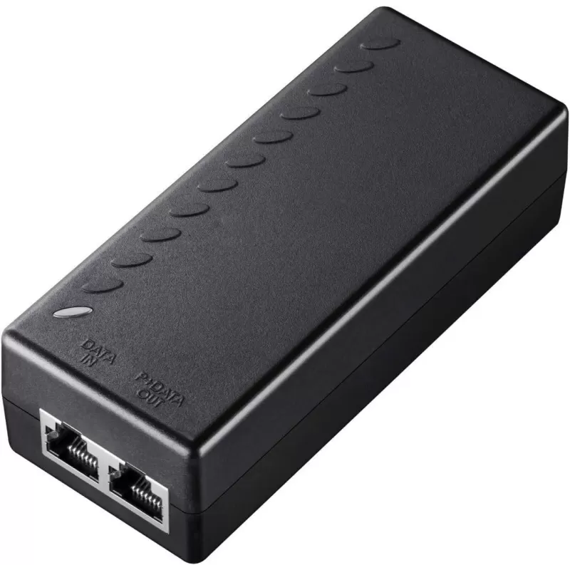 Шприц CUDY 30W Gigabit PoE Injector Adapter up to 100 Meters POE200 Цвет:чёрный