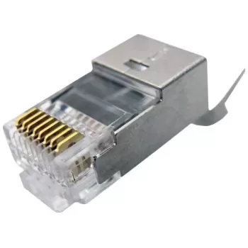 Shielded male plug for network cables Shielded male plug for FTP male Connector RJ-45 Cat 7 network cables N2095 Shielded male plug for network cables Shielded male plug for FTP male Connector RJ-45 Cat 7 network cables N2095