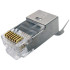 Shielded male plug for network cables Shielded male plug for FTP male Connector