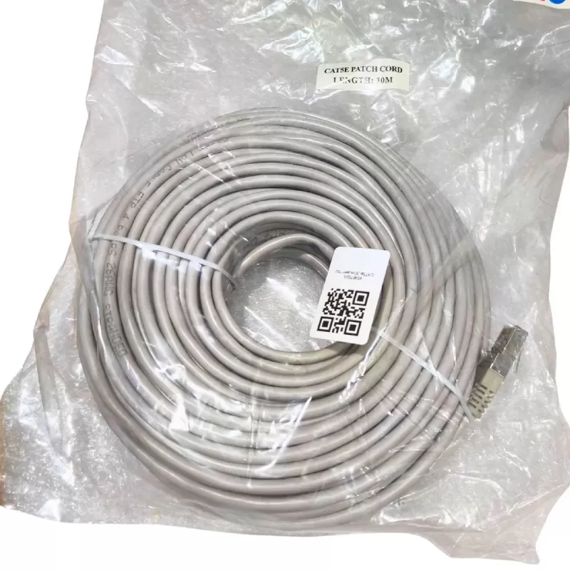 Сетевой Кабель E.C.T CAT5e 30m Цвет:серый