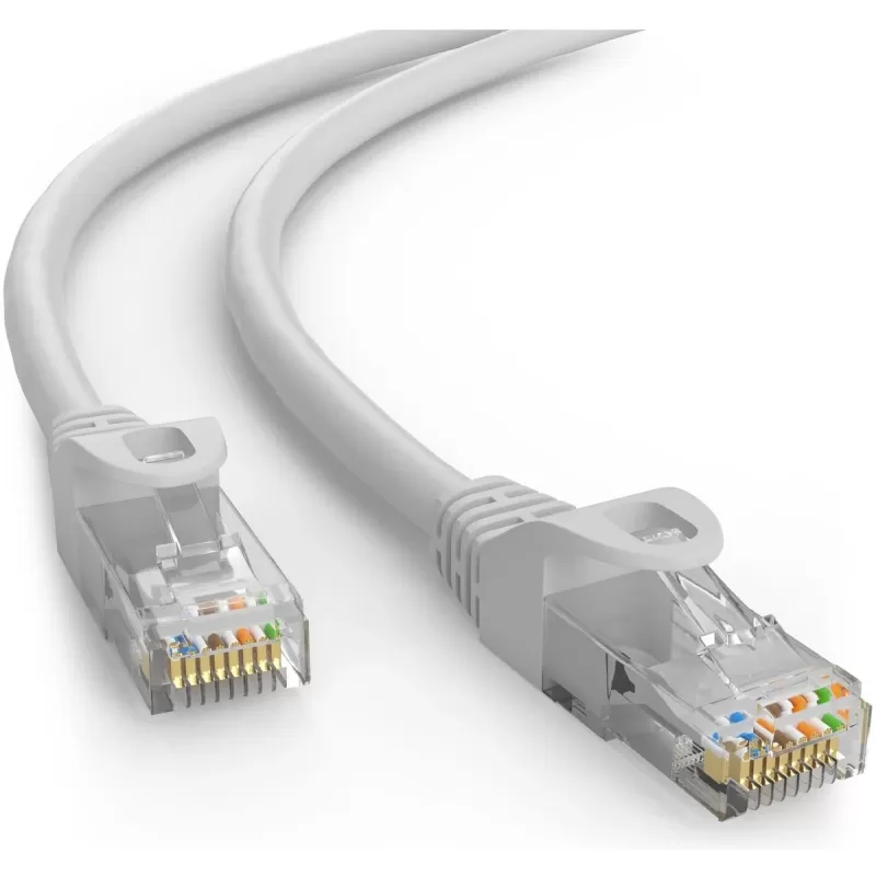 כבל רשת CAT6 Shielded 0.5m אפור CAT6-GRAY