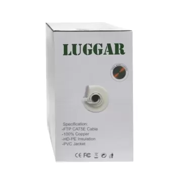 Сетевой Кабель Luggar CAT5e Solid FTP Bare Copper Cable CAT5E-305-BC 305m