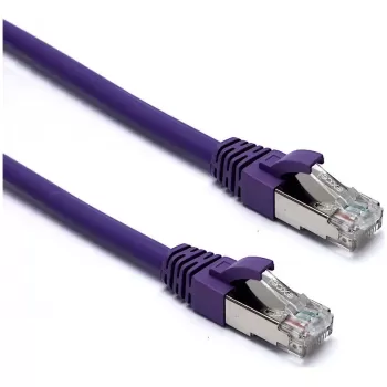 כבל רשת Excel Cat6A F/FTP 1m סגול 100-242