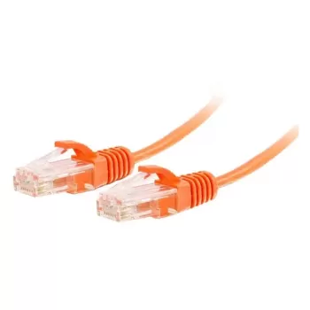 כבל רשת CAT6 Shielded 0.3m כתום CAT6-ORANGE