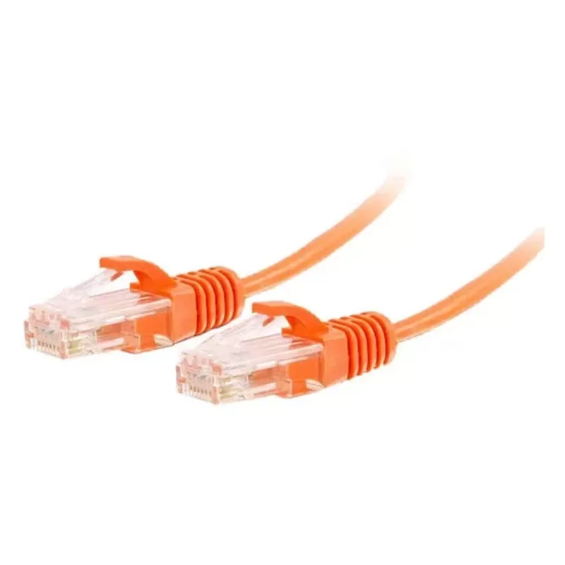 כבל רשת CAT6 Shielded 0.3m כתום CAT6-ORANGE
