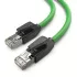 Сетевой Кабель Vention CAT6a SFTP Industrial Flexible Patch 0.5M green IBPGD 0.5m
