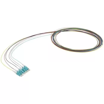 פיגטייל אופטי Excel OM3 LC/UPC 2m 12 יח' 200-603 צבע צבעוני