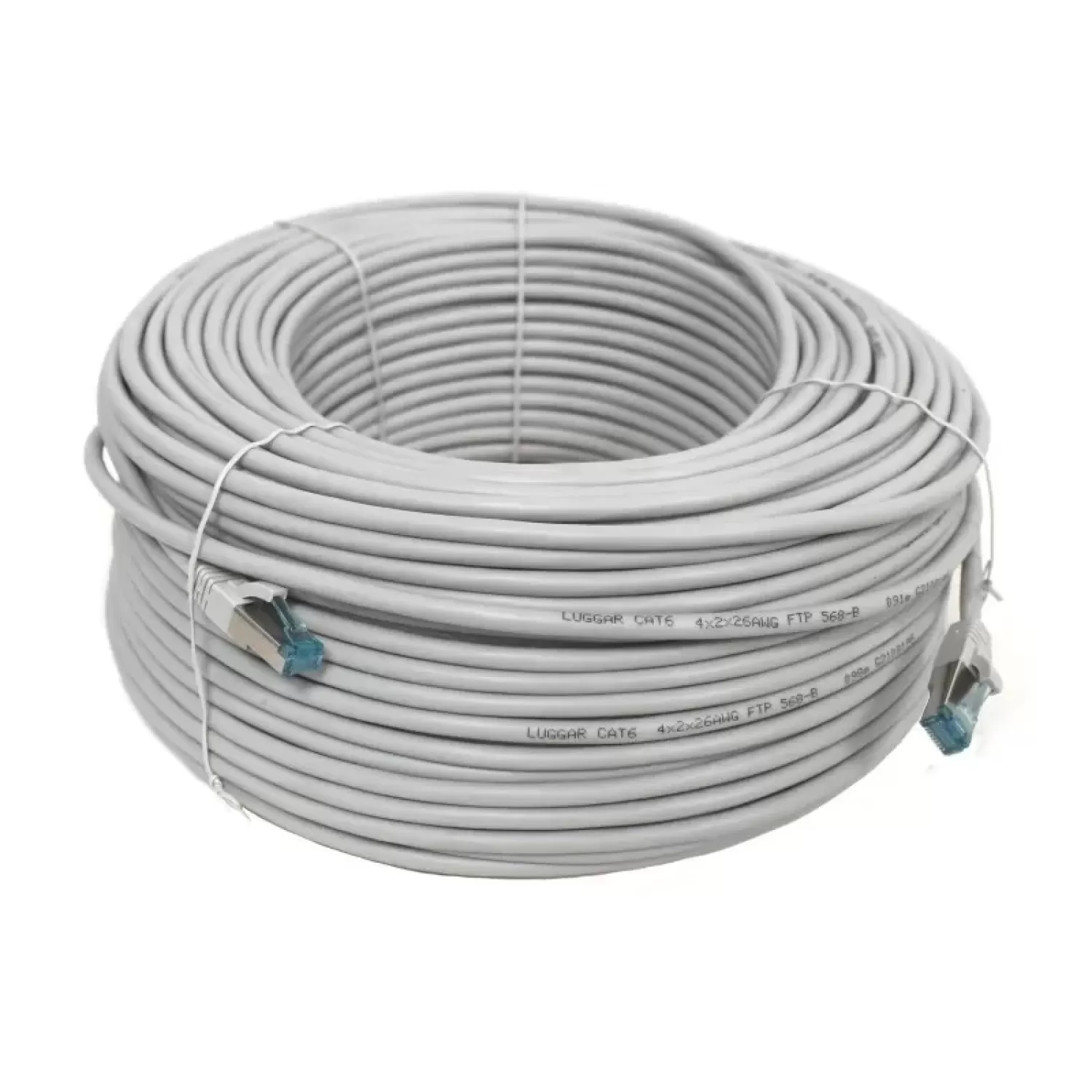 Network Cable Luggar CAT6 Patch Cord 90m gray CAT6-90-GRY