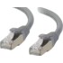 כבל רשת מגשר מסוכך CAT6A נחושת באורך 2 מטר FTP-0021/2 2m צבע אפור
