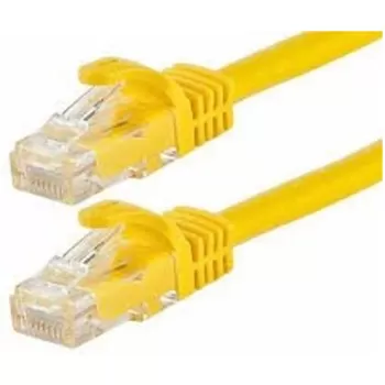כבל רשת CAT6A Shielded Patch Cable 0.15m צהוב CAT6A-YELLOW0.15