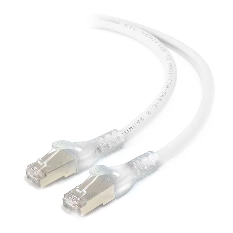 Network Cable ALOGIC CAT6a S/FTP 26AWG 10G 750Hz LSZH 2m Cable C6A-02-WHITE-SH Color:white Network Cable ALOGIC CAT6a S/FTP 26AWG 10G 750Hz LSZH 2m Cable C6A-02-WHITE-SH Color:white