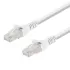 כבל רשת ALOGIC CAT6a S/FTP 26AWG 10G 750Hz LSZH 2m Cable C6A-02-WHITE-SH צבע לבן