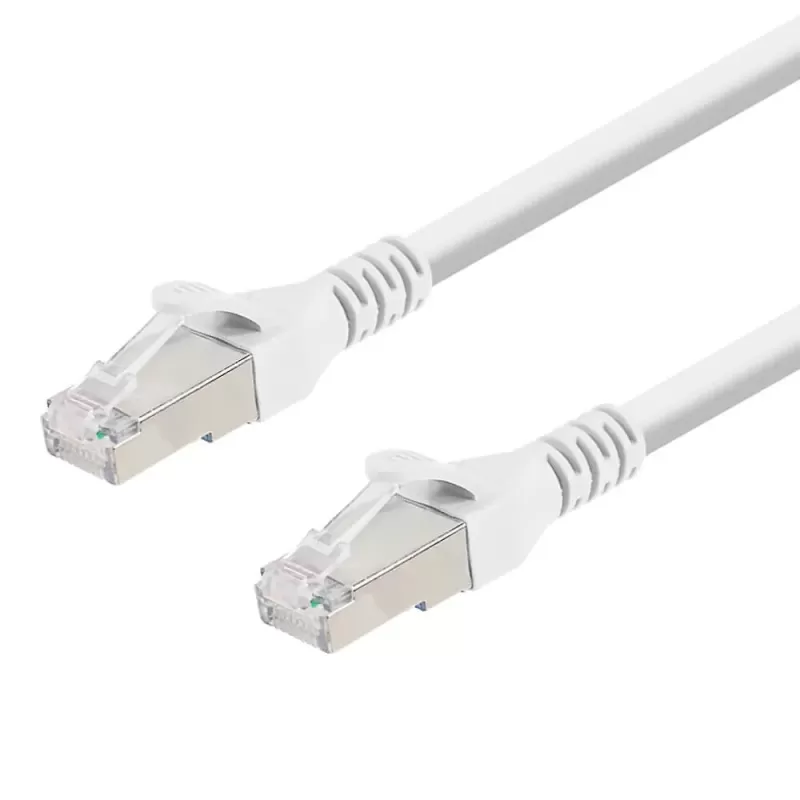 Network Cable ALOGIC CAT6a S/FTP 26AWG 10G 750Hz LSZH 2m Cable C6A-02-WHITE-SH Color:white Network Cable ALOGIC CAT6a S/FTP 26AWG 10G 750Hz LSZH 2m Cable C6A-02-WHITE-SH Color:white