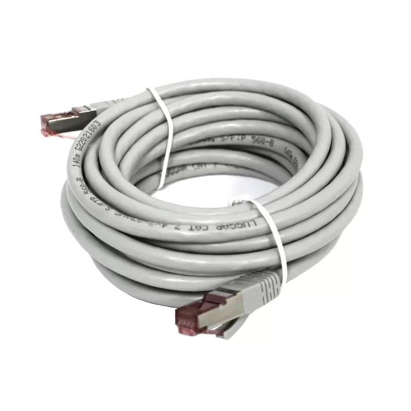 כבל רשת Luggar CAT7 S/FTP Patch Cord 5m אפור CAT7-5-GRY