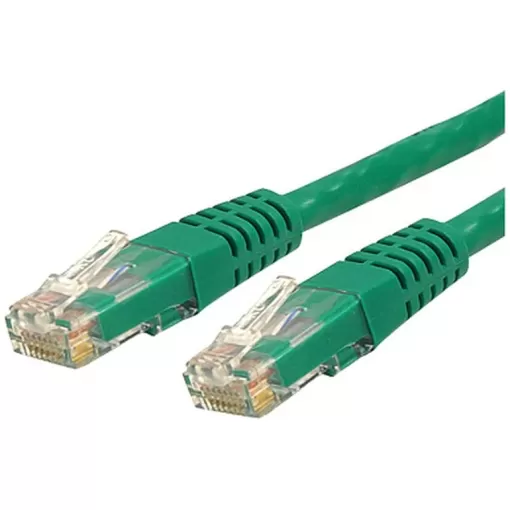 Сетевой Кабель CAT6A Shielded Patch Cable 0.25m green CAT6A-GREEN0.25