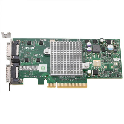 Network Card SuperMicro Supermicro LAN CARD 10GBe 2-Port PCI-E x8 AOC-STG-I2 Network Card SuperMicro Supermicro LAN CARD 10GBe 2-Port PCI-E x8 AOC-STG-I2