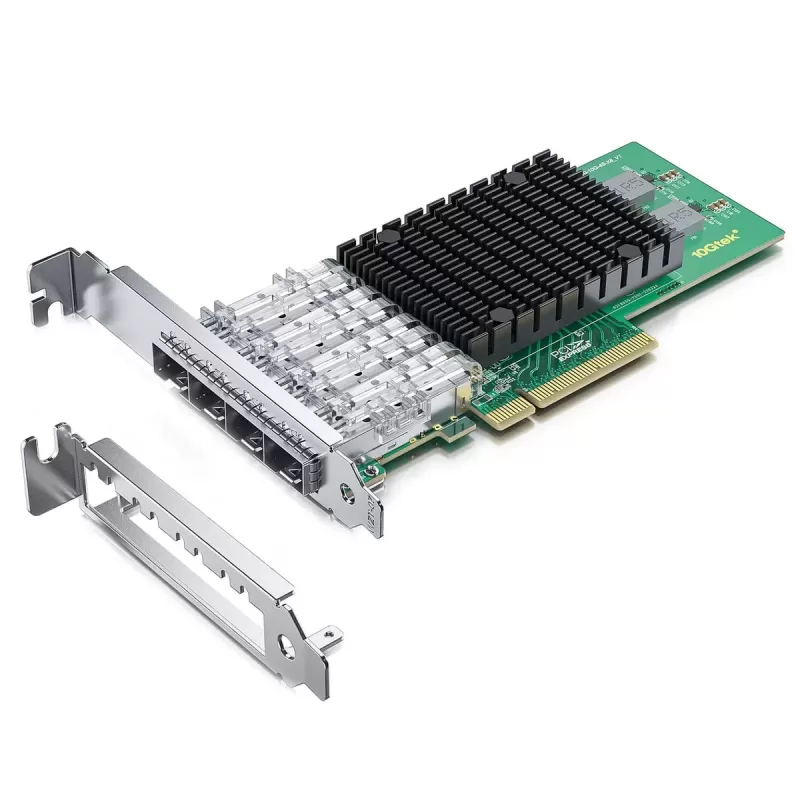 Сетевая Карта Pci-E 10Gtek 10G Quad SFP+ Port (Intel XL710-BM1) PCIe x8