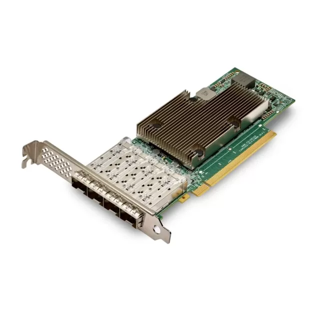 כרטיס רשת PCI-E Broadcom NetXtreme P425G Quad-Port 25Gb SFP28 PCIe 4.0 x16