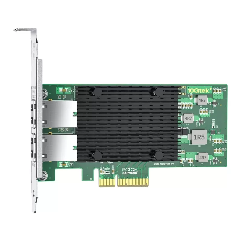 Сетевая Карта Pci-E 10Gtek 10G Dual LAN (Intel ELX550AT) PCIe x4