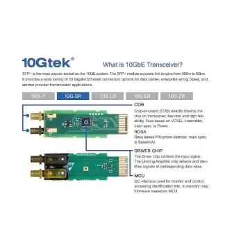 Сетевая Карта 10Gtek 10GBase-SR 10G SFP+ 850nm 300M for HPP Module AXS85-192-M3