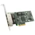 PCI-E Network Card Broadcom NetXtreme Quad-Port 1GbE PCIe (BCM5719)