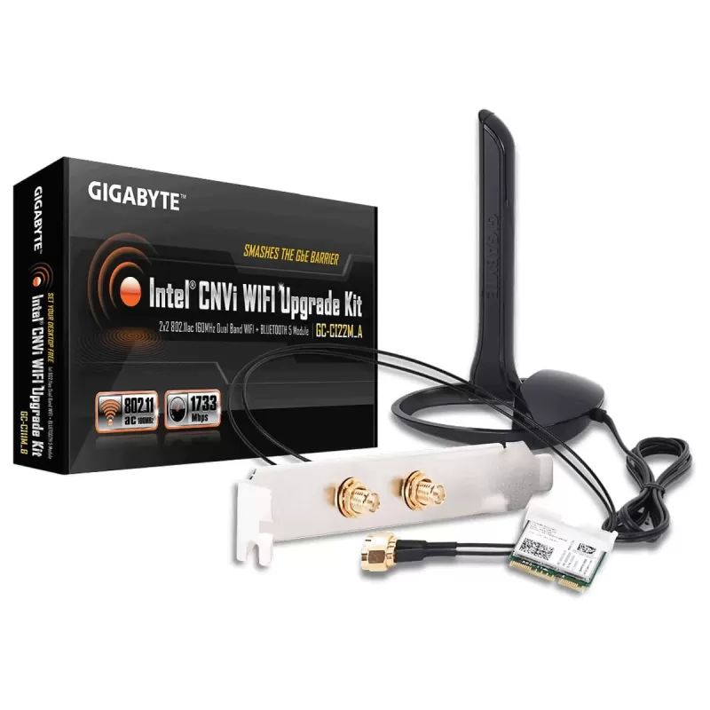 כרטיס רשת M.2 CNVi wifi AC9560 Bluetooth5 Gigabyte GC-CI22M A