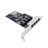 PCI-E Network Card ST Lab N-451 4-Port Gigabit Net Controller PCIEX4