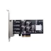 PCI-E Network Card ST Lab N-451 4-Port Gigabit Net Controller PCIEX4