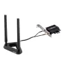 כרטיס רשת AX3000 Dual Band PCI-E WiFi 6 (802.11ax) Asus PCE-AX58BT צבע שחור