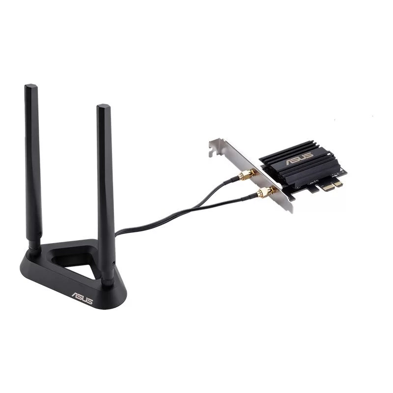 כרטיס רשת AX3000 Dual Band PCI-E WiFi 6 (802.11ax) Asus PCE-AX58BT צבע שחור