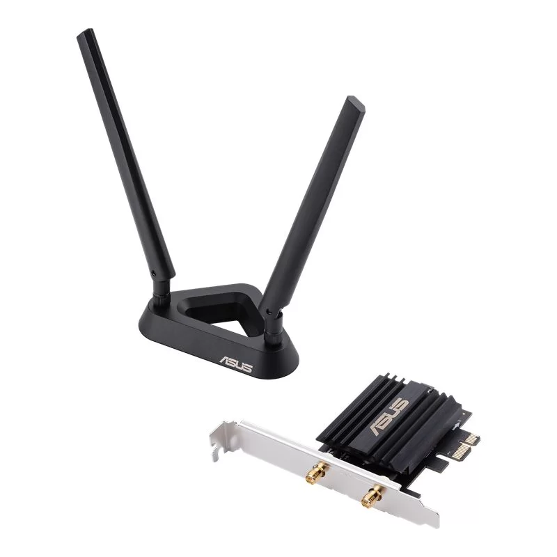 כרטיס רשת AX3000 Dual Band PCI-E WiFi 6 (802.11ax) Asus PCE-AX58BT צבע שחור