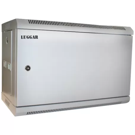 ארון שרתים Luggar 6U Wall-Mount MG Sealed Metal Door 300mm אפור HI-6U-300-MG