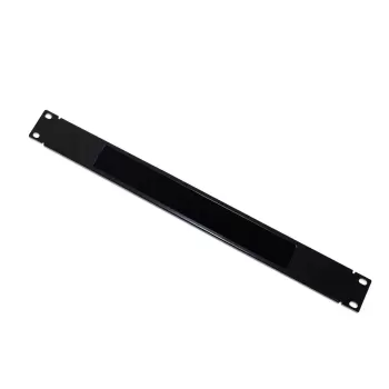 Front panel Luggar 1U Brush Panel Rectangle 19" black HP-BRUSH-B