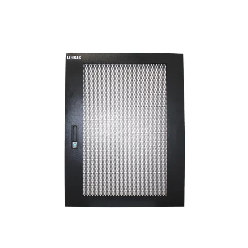 דלת לארון תקשורת Luggar Mesh Door for 15U Wall-Mount שחור HI-DOOR-15U-B
