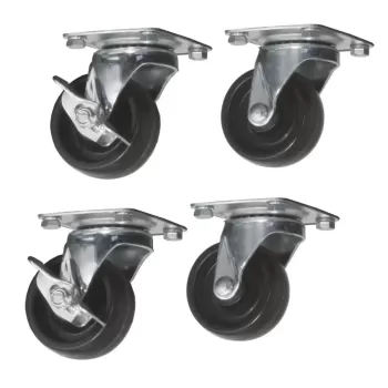 גלגלים לארון תקשורת Luggar Castors Set for Floor Rack Cabinet HI-CASTORS גלגלים לארון תקשורת Luggar Castors Set for Floor Rack Cabinet HI-CASTORS