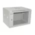 Server rack Luggar 6U Wall-Mount 400mm Glass Door HI-6U-400-G