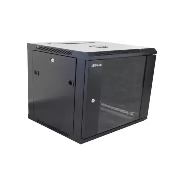 ארון שרתים Luggar 8U Wall-Mount 500mm Glass Door שחור HI-8U-500-B ארון שרתים Luggar 8U Wall-Mount 500mm Glass Door שחור HI-8U-500-B