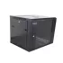 ארון שרתים Luggar 8U Wall-Mount 500mm Glass Door שחור HI-8U-500-B