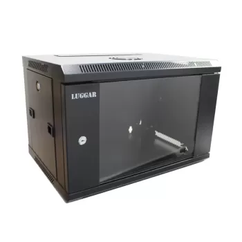 ארון שרתים Luggar 6U Wall-Mount 550x450 Glass Door שחור HI-6U-450-B ארון שרתים Luggar 6U Wall-Mount 550x450 Glass Door שחור HI-6U-450-B