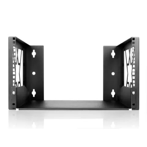 ארון תקשורת פתוח Claytek 6U wall mount 400mm deep WU-60B צבע שחור