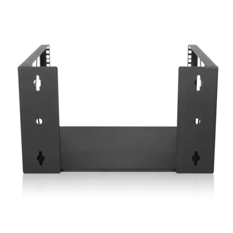 ארון תקשורת פתוח Claytek 6U wall mount 400mm deep WU-60B צבע שחור