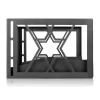 ארון תקשורת פתוח Claytek 6U wall mount 400mm deep WU-60B צבע שחור